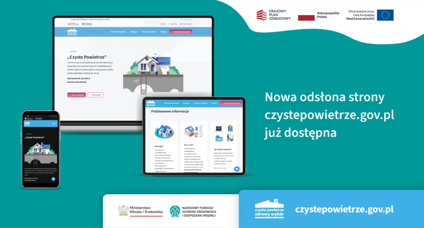 Nowa odsłona strony czystepowietrze.gov.pl