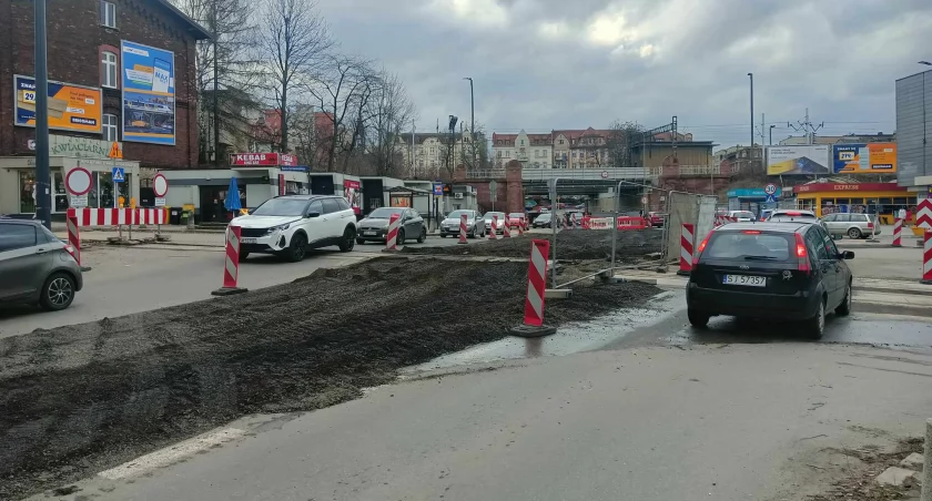 Trudny czas dla kierowców w centrum Mysłowic