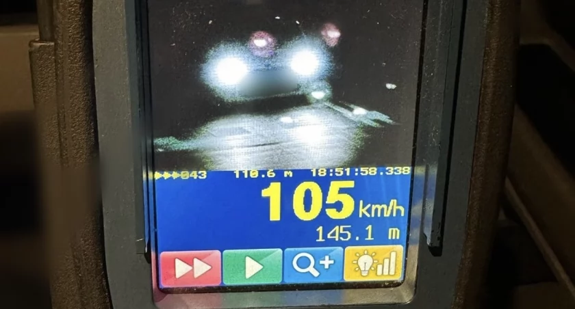 Przekroczył prędkość o 55 km/h i pożegnał się z prawem jazdy