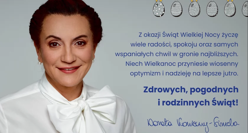 Dorota Konieczny-Simela życzy rodzinnych świąt