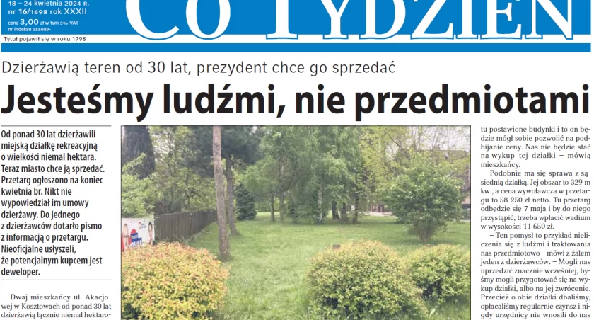 Dopiero nagłośnienie problemu pomogło mieszkańcom Kosztów