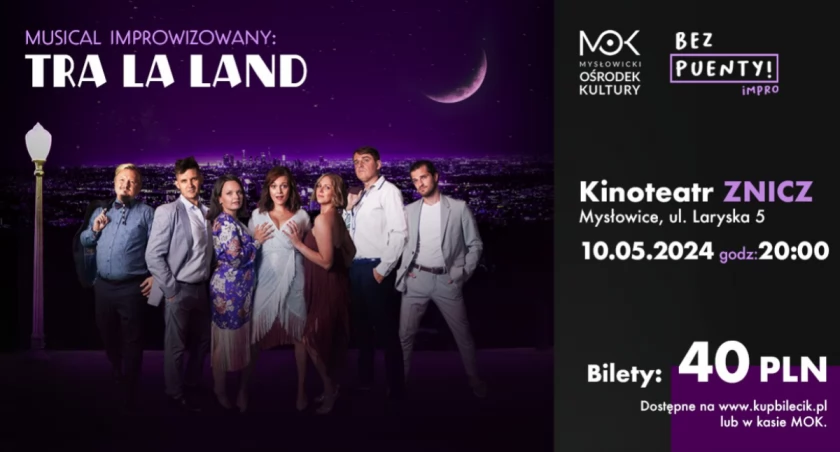 Musical bez scenariusza w wykonaniu Bez Puenty Impro
