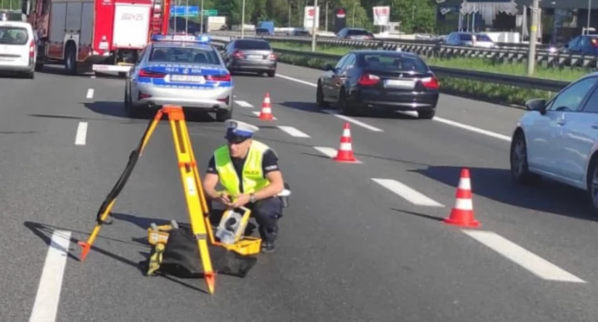 Tragedia na A4. Nie żyje motocyklista z Mysłowic