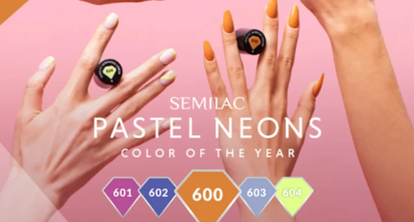Najpiękniejsze pastelowe neony od Semilac