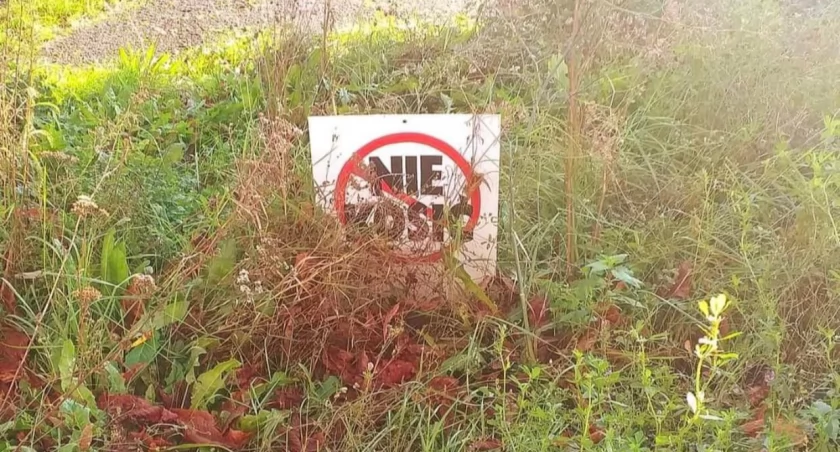 Prośba o rozwagę przy koszeniu