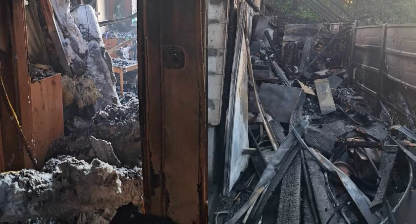 Pożar zniszczył dobytek dwóch rodzin. Trwa zbiórka na odbudowę domu