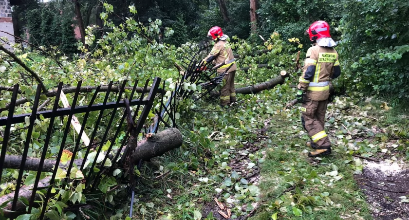 Burze i ulewy - kilkanaście interwencji straży pożarnej w Mysłowicach, ponad 500 w całym regionie
