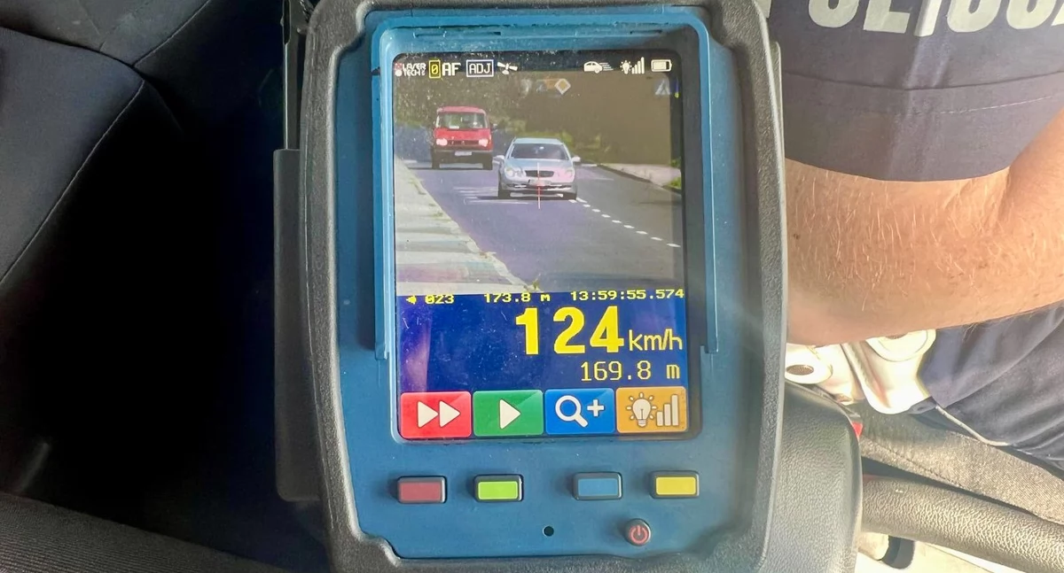 O 74 km/h przekroczył dozwoloną prędkość