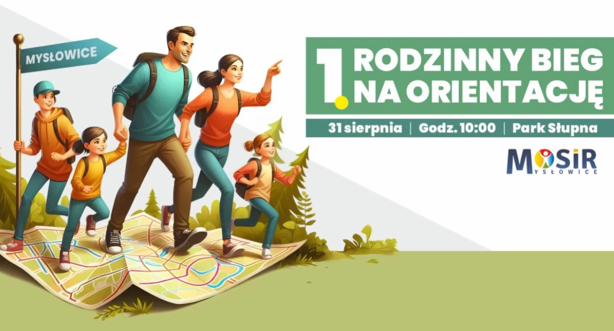 Bieg na orientację – MOSiR zaprasza do udziału rodziny z dziećmi