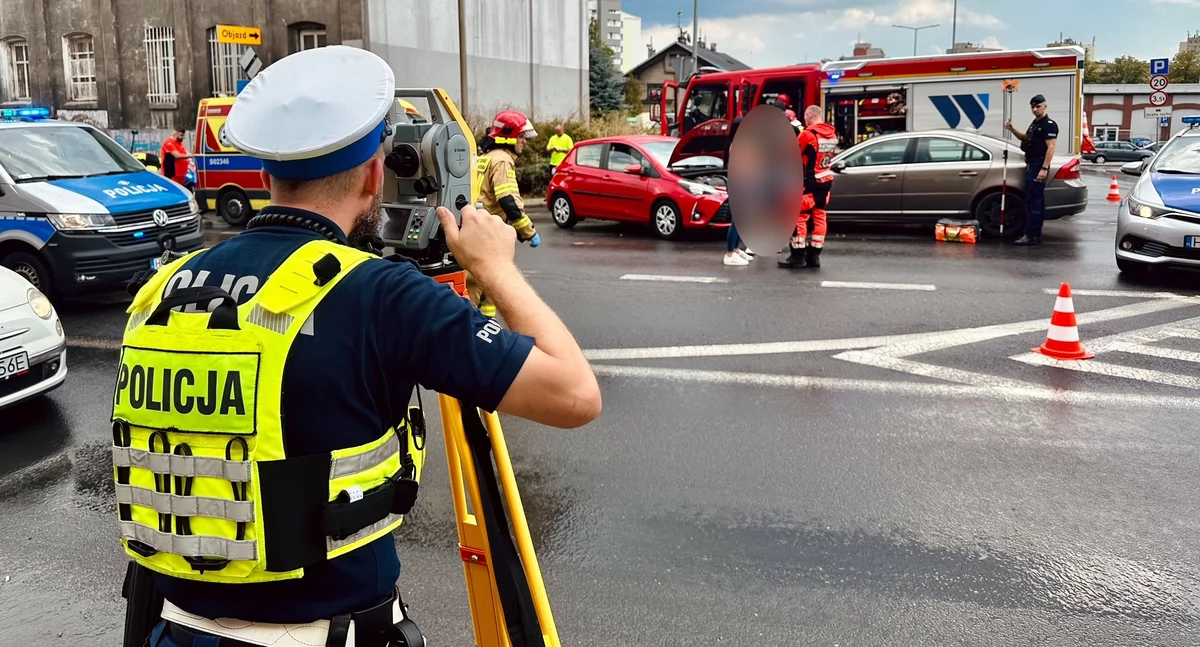 Policjanci wyjaśniają okoliczności wypadku na ul. Chopina