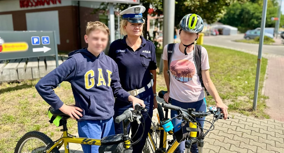 Mysłowiccy policjanci edukują rowerzystów