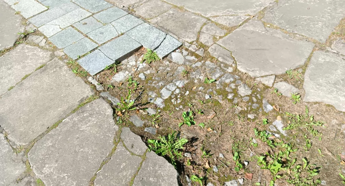 Odrapane ławki, krzywe płyty, połamane schody. Dlaczego nie może być ładnie?