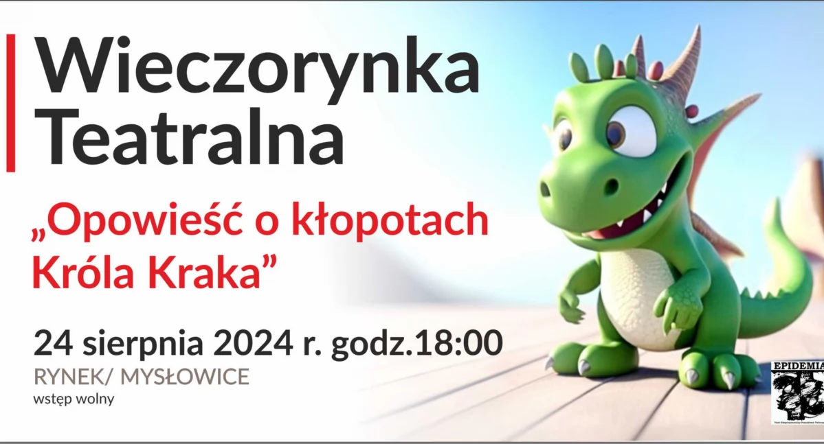 Wieczorynka Teatralna dla dzieci – Teatr Epidemia zaprasza na Rynek