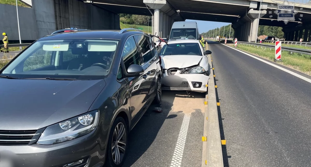 Dwie kolizje na A4. Autostrada była zablokowana