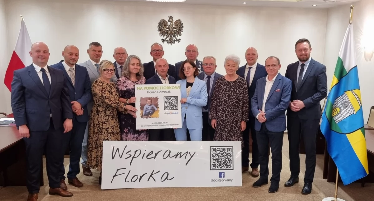 Burmistrz i radni wspierają Florka