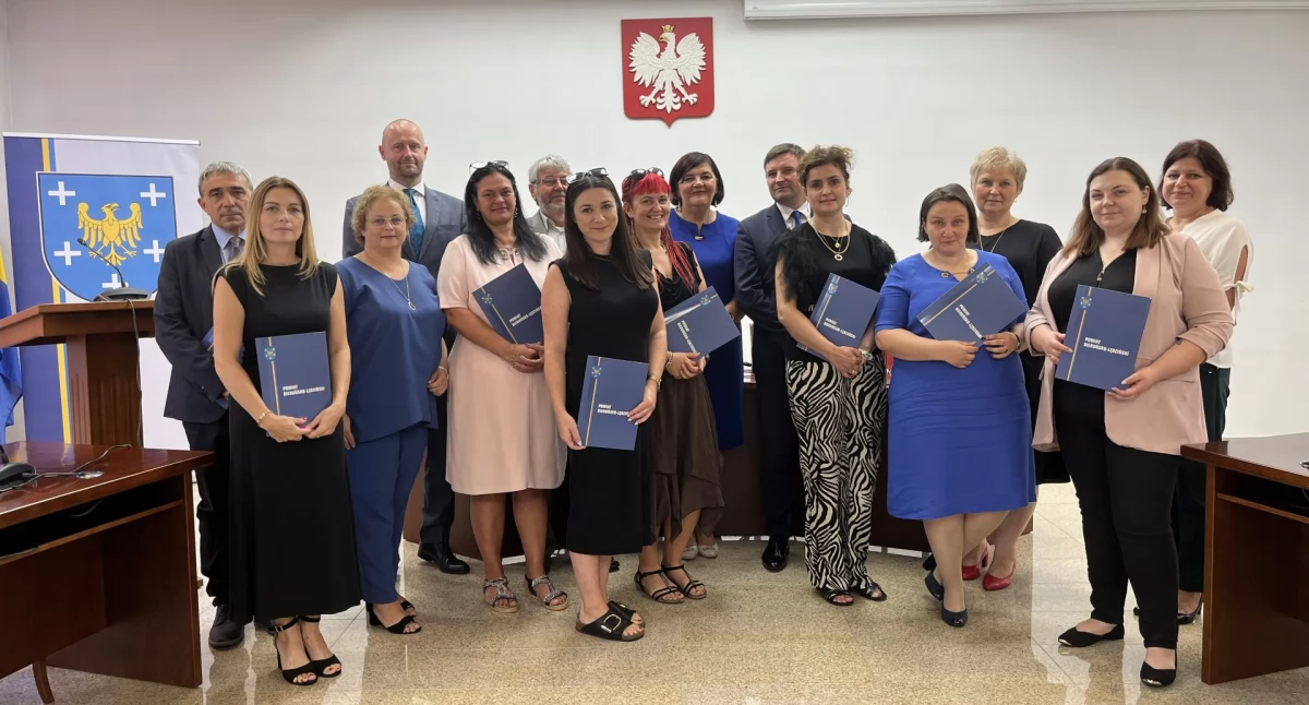 Starosta gratuluje nauczycielom ze szkół powiatowych