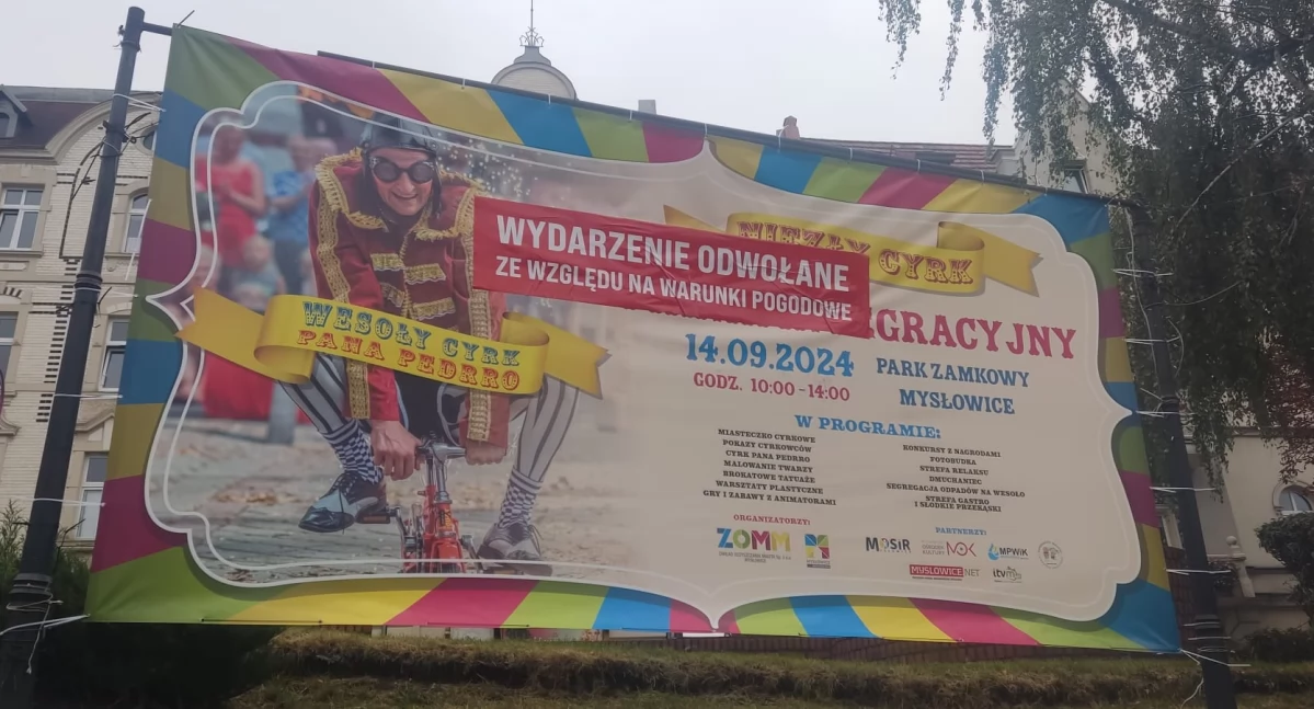 Sobotni Cyrk Pan Pedro - odwołany! 