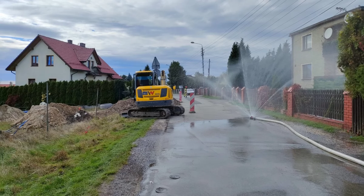 Wyciek gazu na ul. Granicznej. Ewakuowano mieszkańców