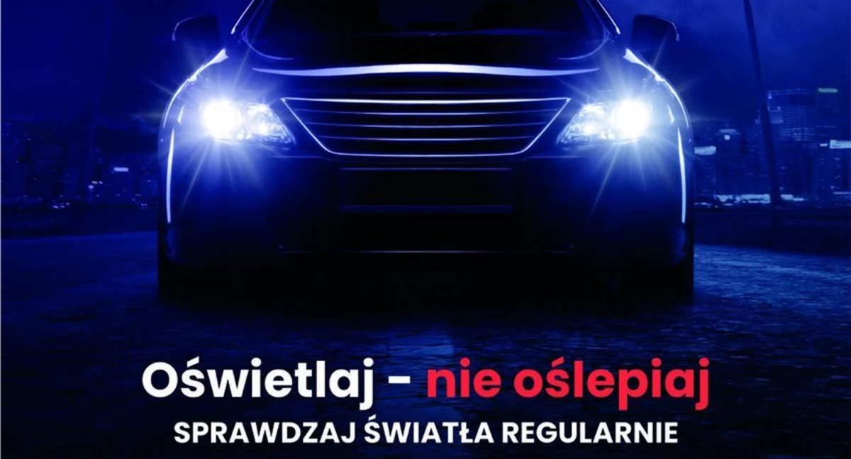 Bezpłatnie sprawdzą  światła w samochodach
