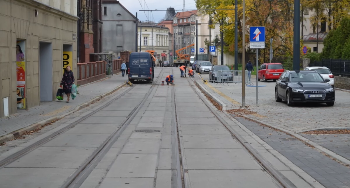 Mamy nowe torowisko, ale tramwaj po nim nie pojedzie