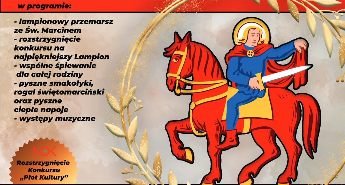 Orszak św. Marcina przejdzie przez Morgi i Larysz