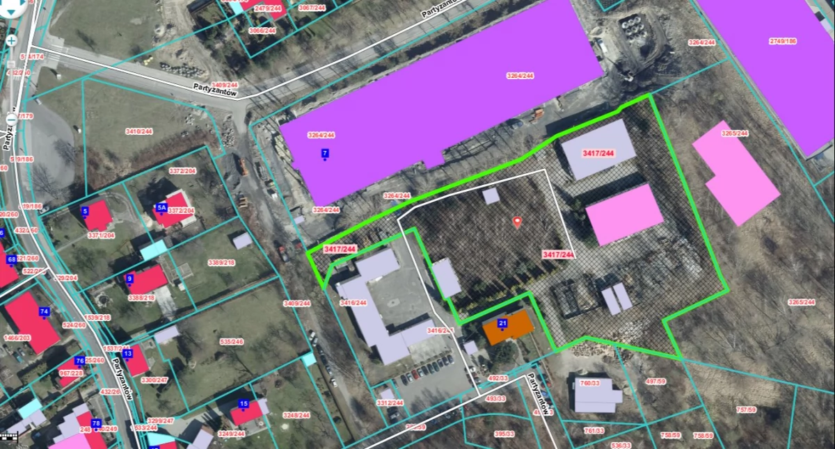 Miasto sprzedaje teren przy ul. Partyzantów