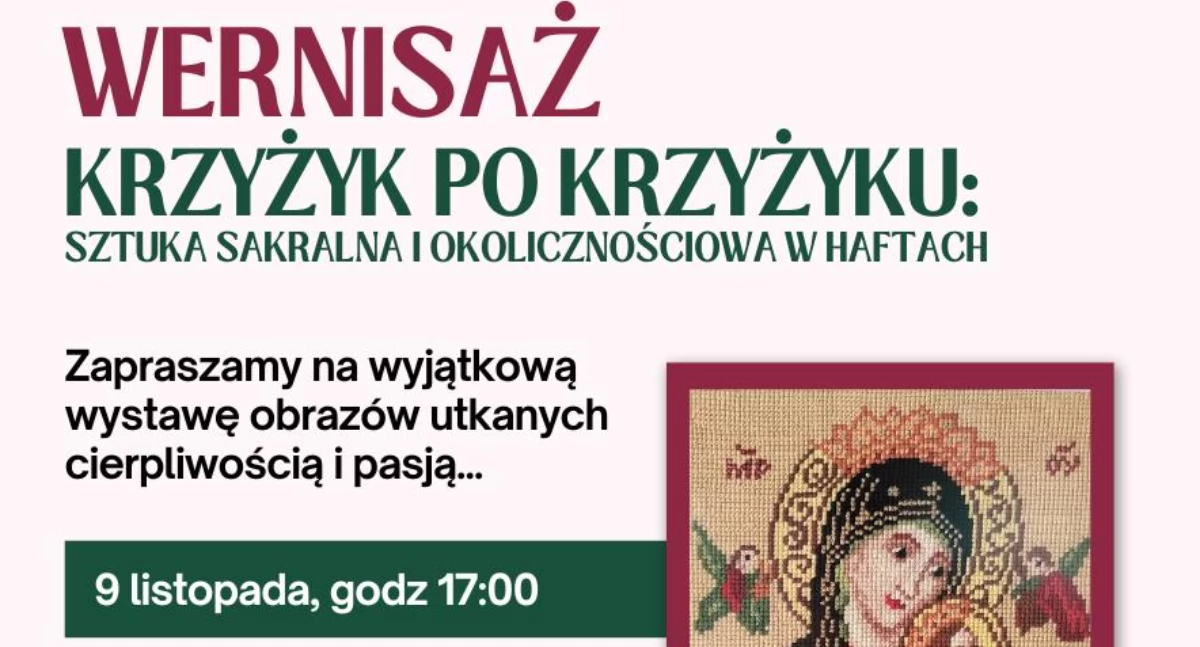 Wyjątkowe hafty pani Katarzyny