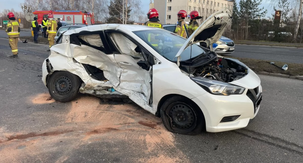 Poważny wypadek na ul. Obrzeżnej Zachodniej