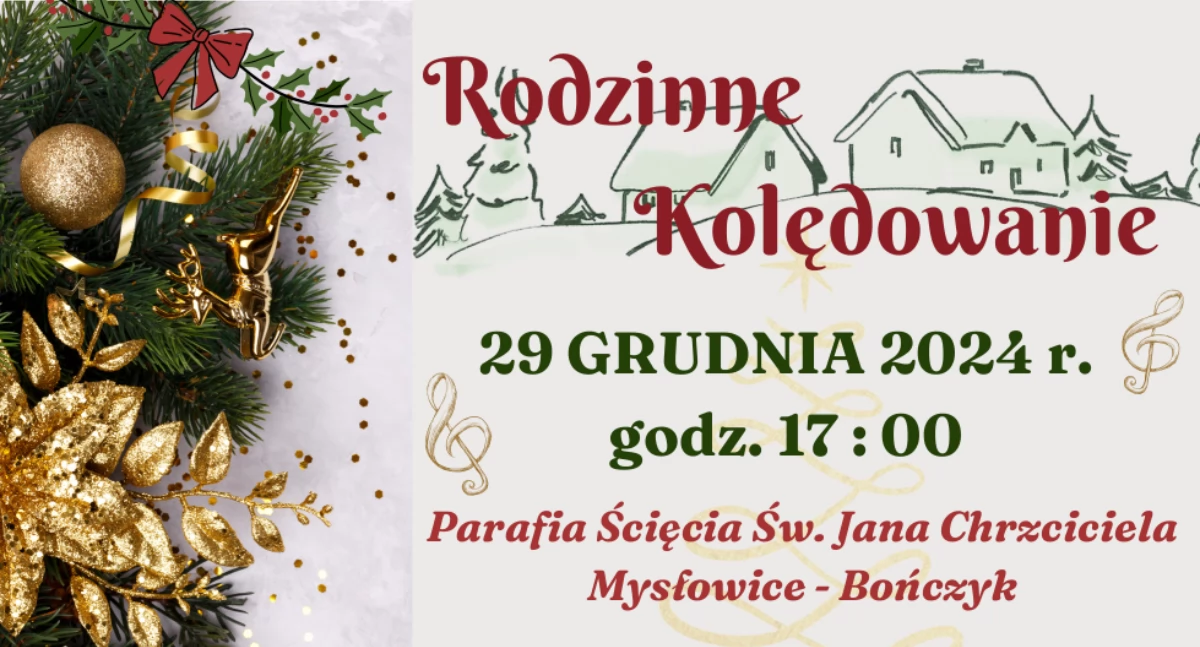 Parafia na Bończyku zaprasza na rodzinne kolędowanie