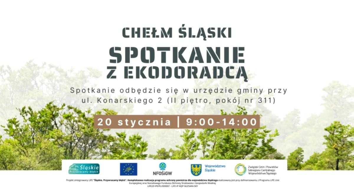 Spotkaj się z ekodoradcą w Chełmie Śląskim