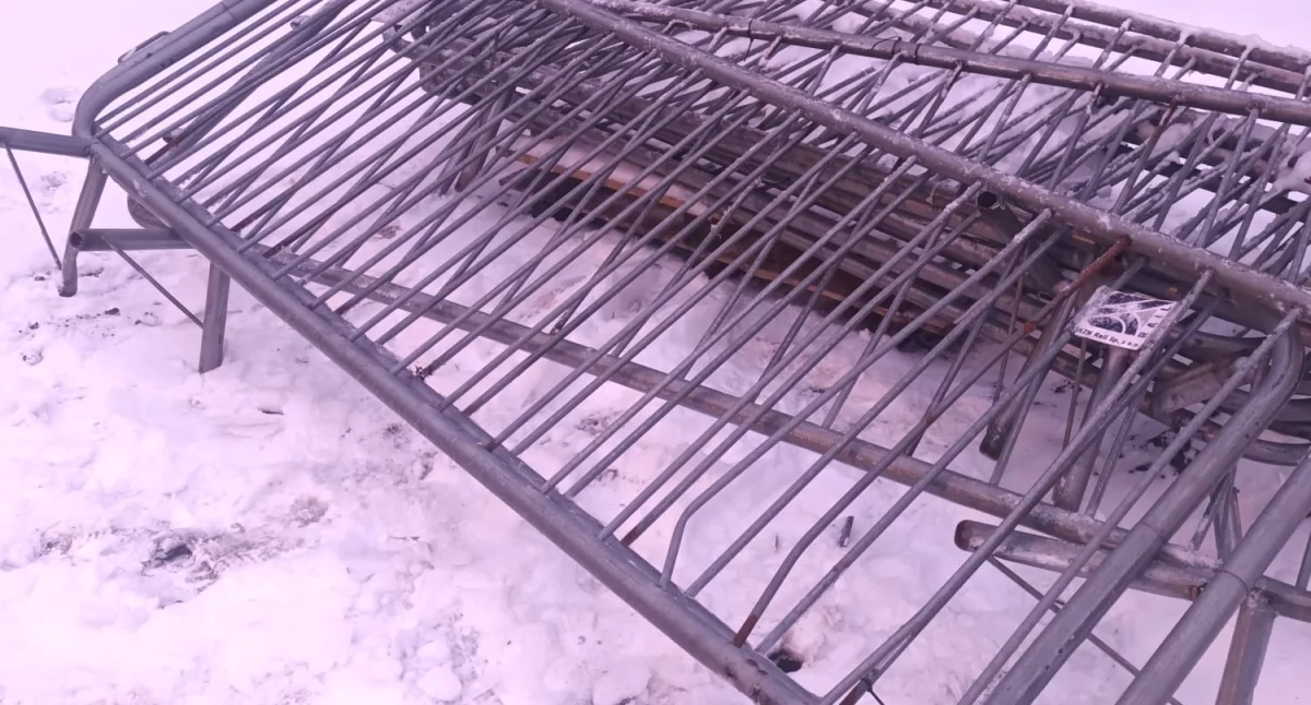 Szedł z barierką przez miasto. Interweniowali strażnicy miejscy