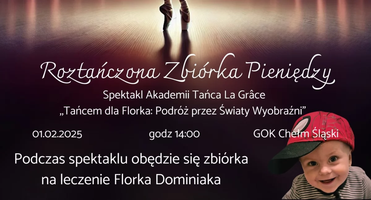 Roztańczona zbiórka  dla Florka Dominiaka