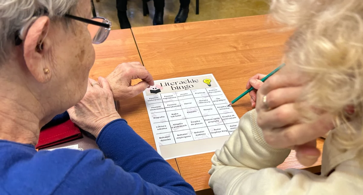 Literackie łamigłówki w miejskiej bibliotece
