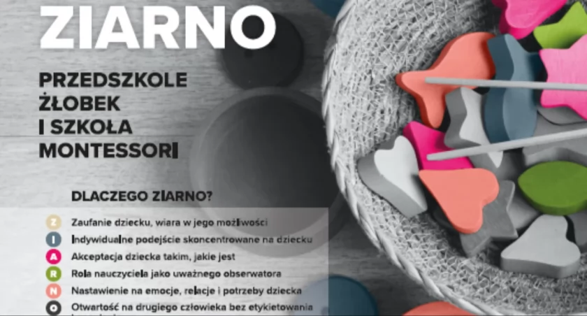 Ziarno - Przedszkole Montessori zaprasza na dzień otwarty