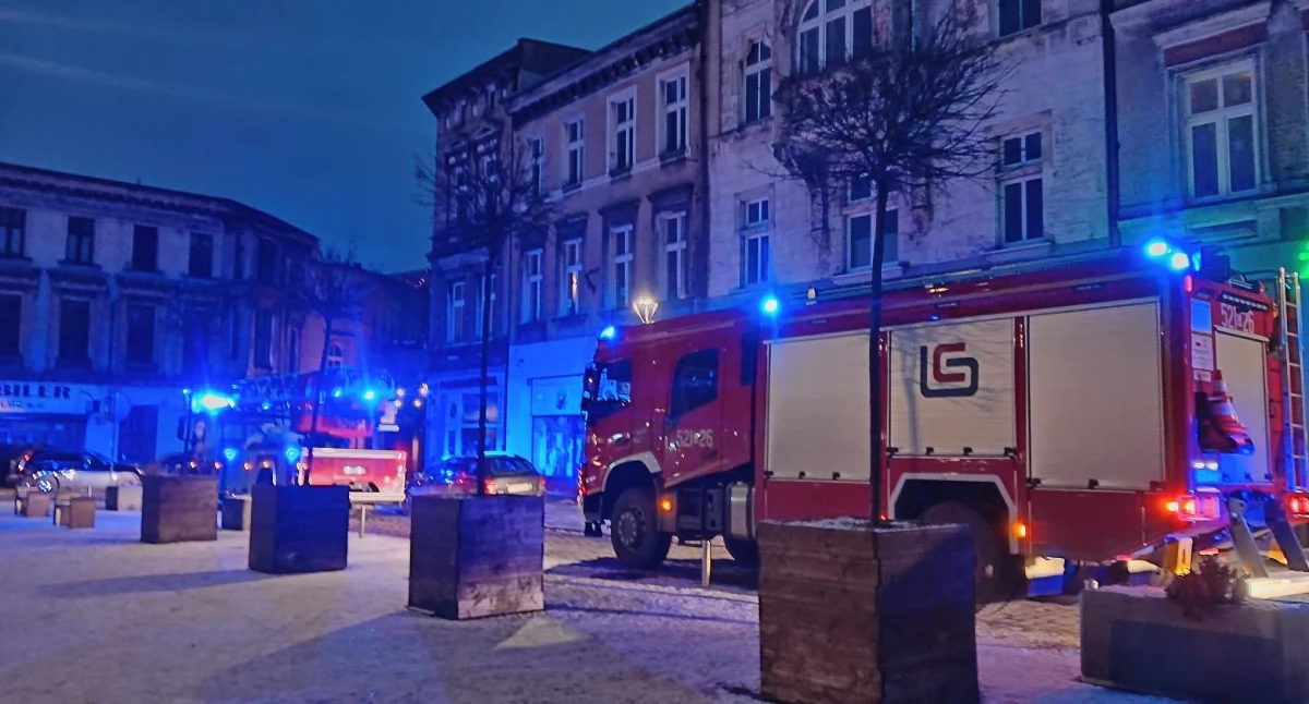 Wyciek gazu w kamienicy na Rynku