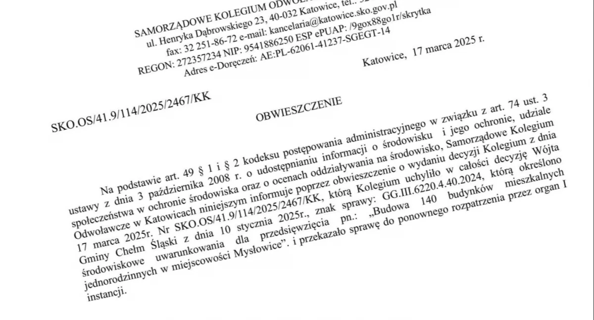 Uzasadnione wątpliwości do budowy 140 domów 