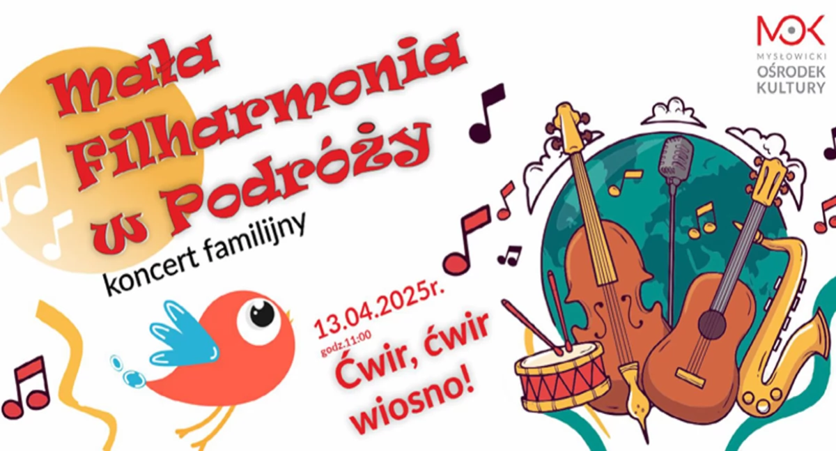 Mała Filharmonia w Podróży – koncerty familijne w MOK