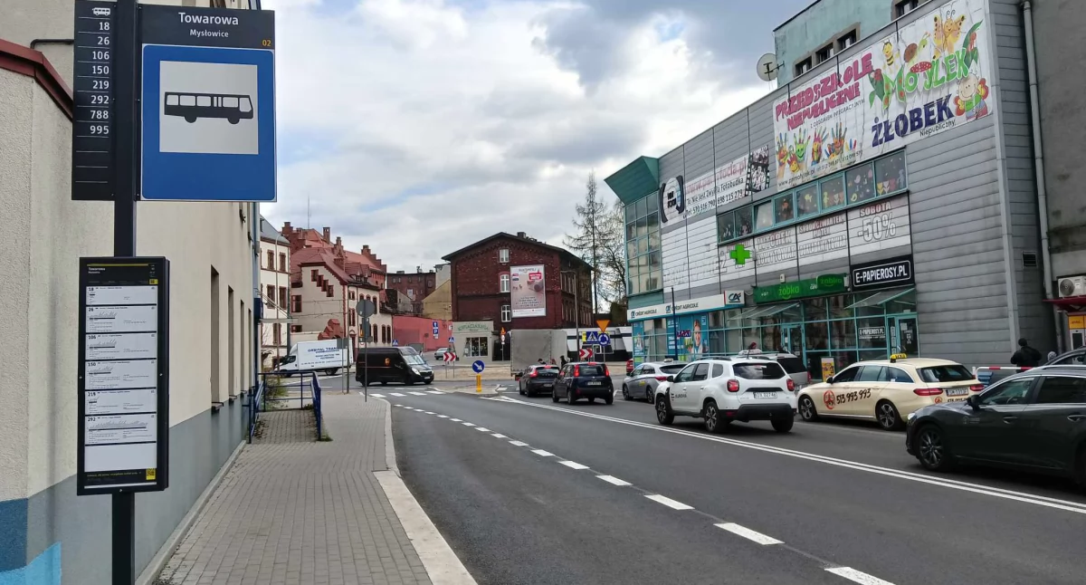 Przystanek Mysłowice Towarowa zmienił lokalizację