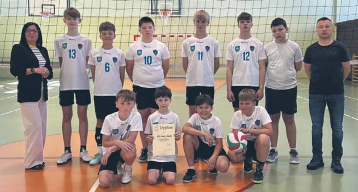 Zawody rejonowe w piłce siatkowej chłopców