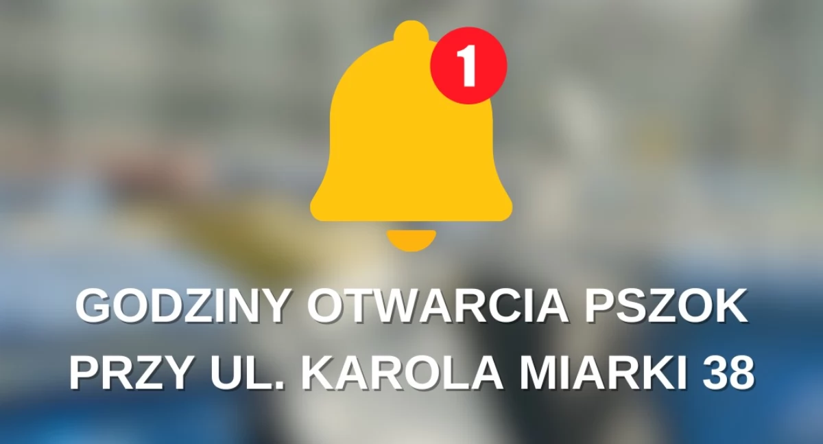 Zmiana godziny otwarcia punktu PSZOK