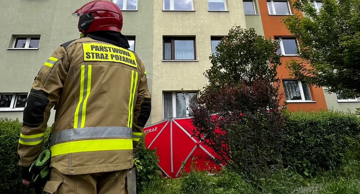 Tragedia na ul. Mickiewicza. Śmiertelny upadek z wysokości