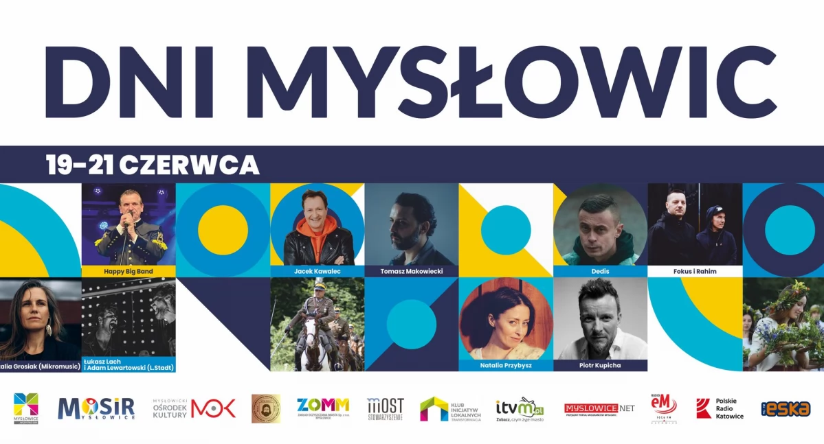 Dni Mysłowic 2025 – wystąpią m.in. Natalia Przybysz, Tomasz Makowiecki, Natalia Grosiak