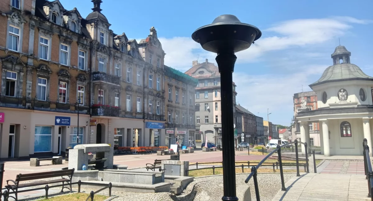 Kurtyny wodne na Rynku i ul. Grunwaldzkiej już działają