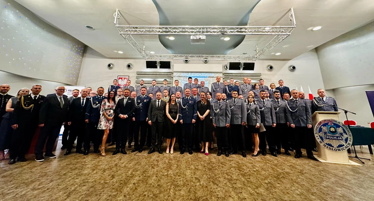 Policjanci z Mysłowic uroczyście obchodzili swoje święto