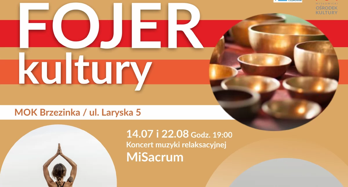 Letnie wieczory z jogą i muzyką relaksacyjną w ramach projektu Fojer Kultury