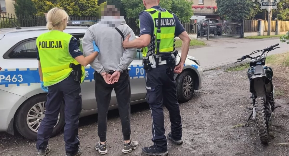 Uciekał na motocyklu przed policją. Miał powody