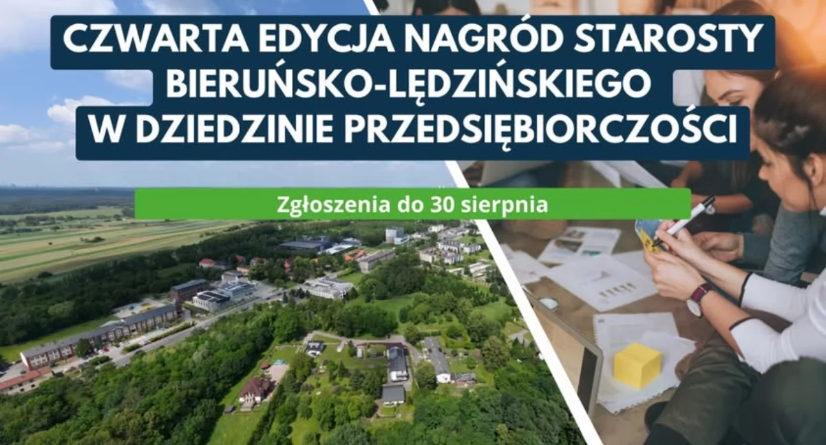 Przedsiębiorczość zostanie nagrodzona. Rusza 4. edycja Nagród Starosty Bieruńsko-Lędzińskiego