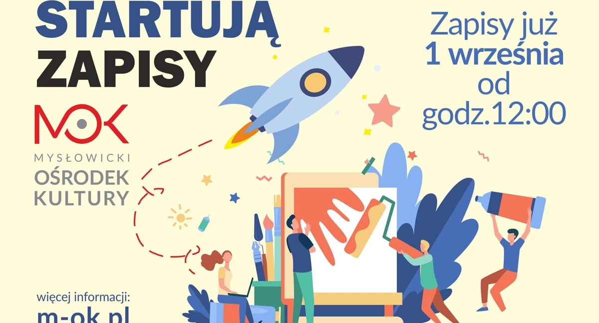 Nowy sezon zajęć w Mysłowickim Ośrodku Kultury - zapisy od 1 września