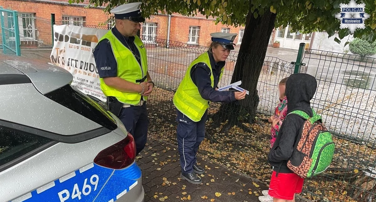 Policja w Mysłowicach czuwa nad bezpieczeństwem uczniów