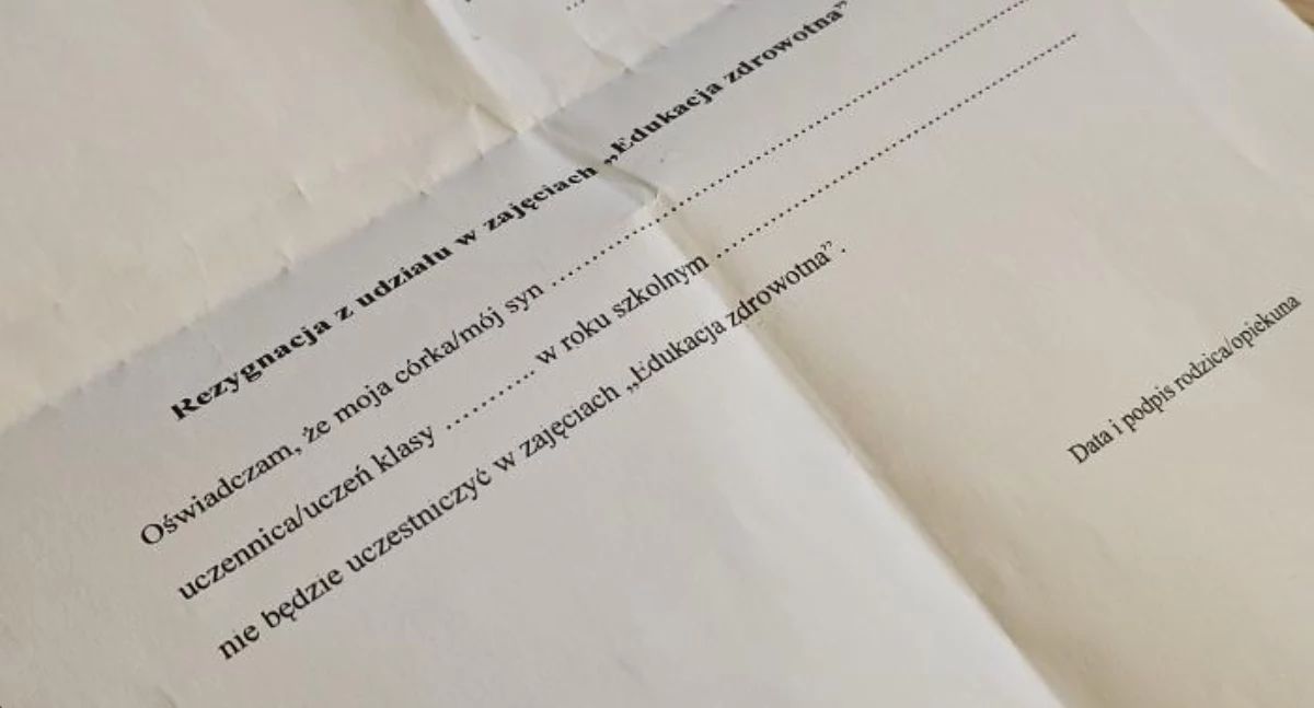 Księża zachęcają rodziców do złożenia rezygnacji z edukacji zdrowotnej